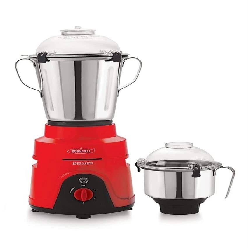 2HP Cookwell Commercial Mixer Grinder, For Wet & Dry Grinding, Red