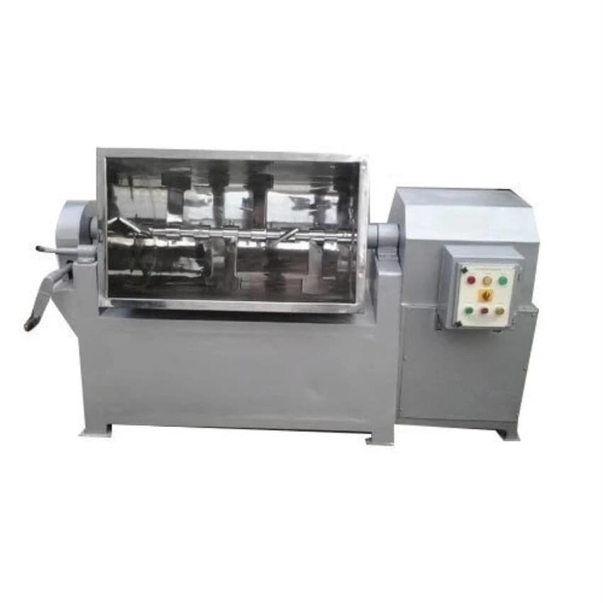 Ss 304/316 U Shape Mass Mixer Machine, For Industrial, Capacity: 25 Kgs To 20000 Kgs