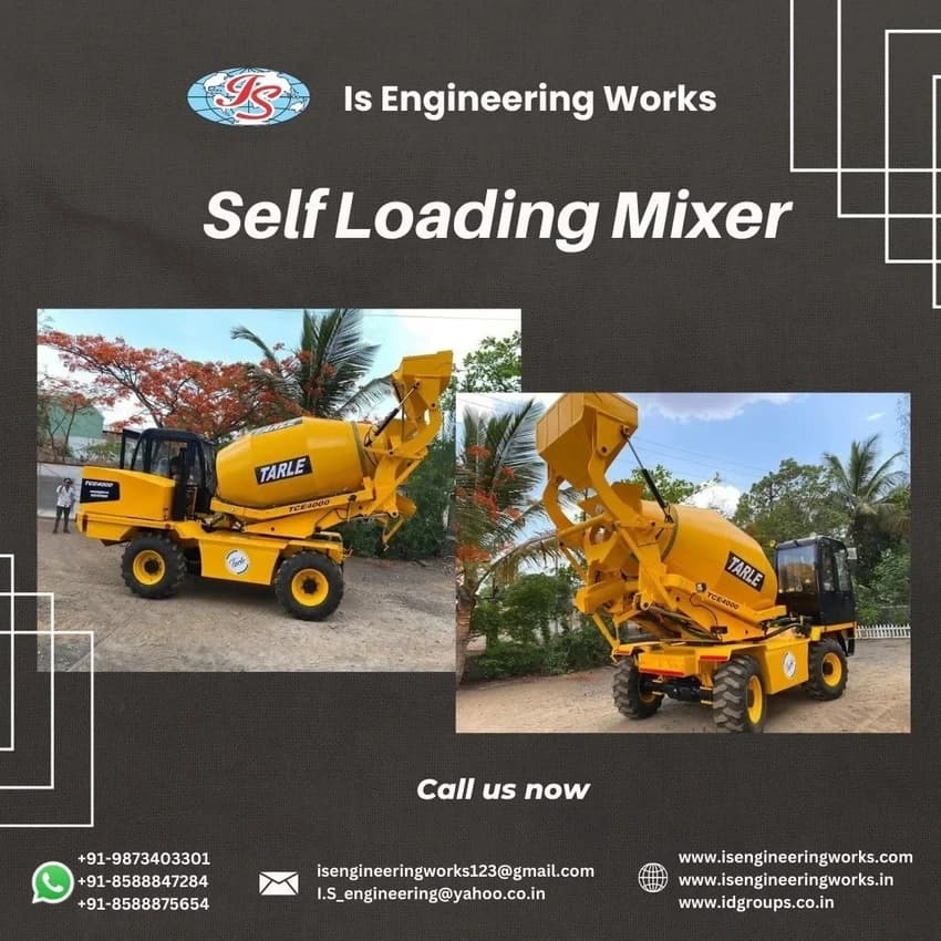 Diesel Engine Self Loading Mixer