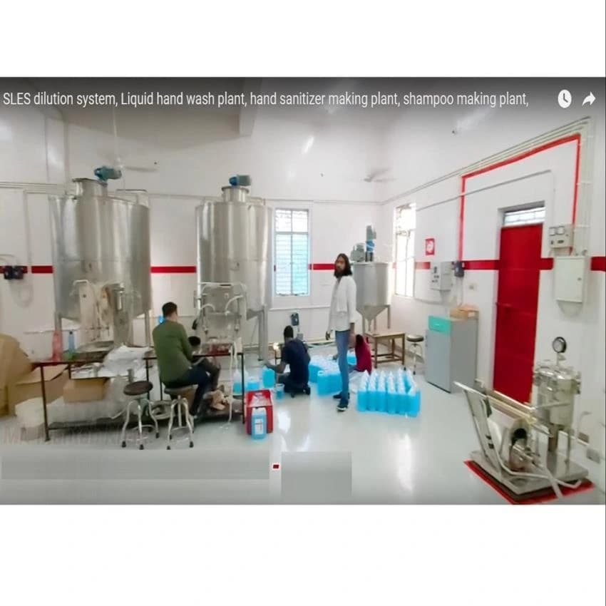 Liquid Detergent Making Machine, Material Grade: Stainless Steel, Capacity: 100 To 10000