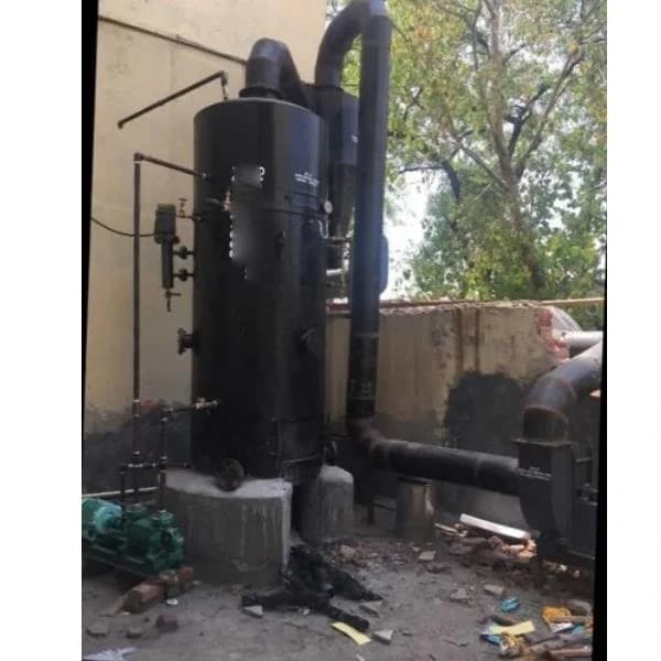 Mild Steel Vertical Wood Fired Steam Boiler