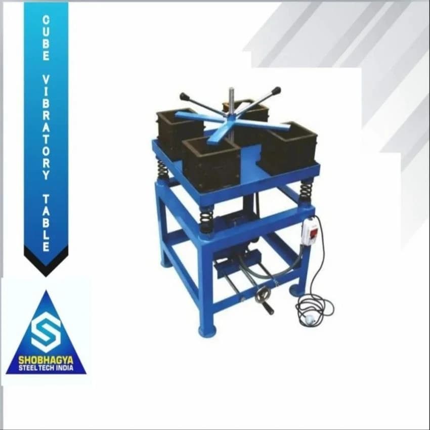 Cast Iron Stainless Steel/ Mild steel ABLE Cube Mould Vibratory Table, Size: 150 mm