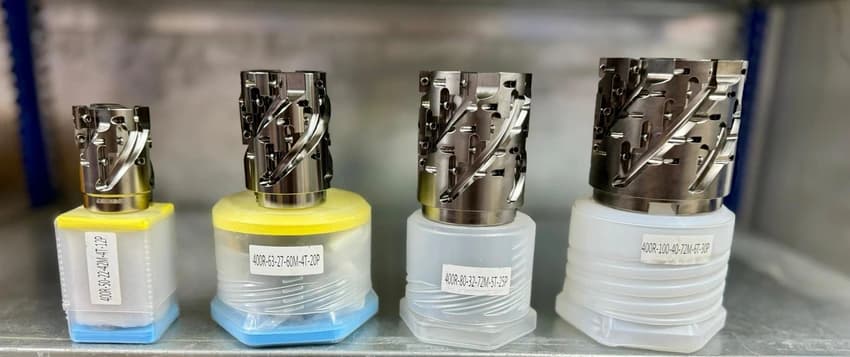 Silver Helical Milling Cutter, Carbide