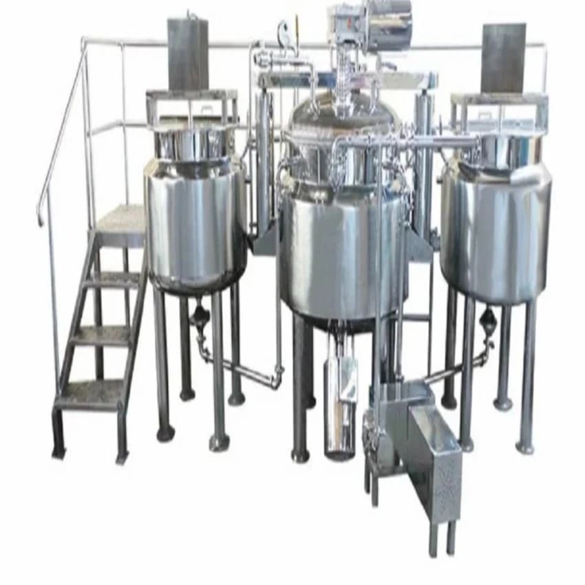Automatic Cosmetic Manufacturing Plant, Storage Capacity: 1000 Kg