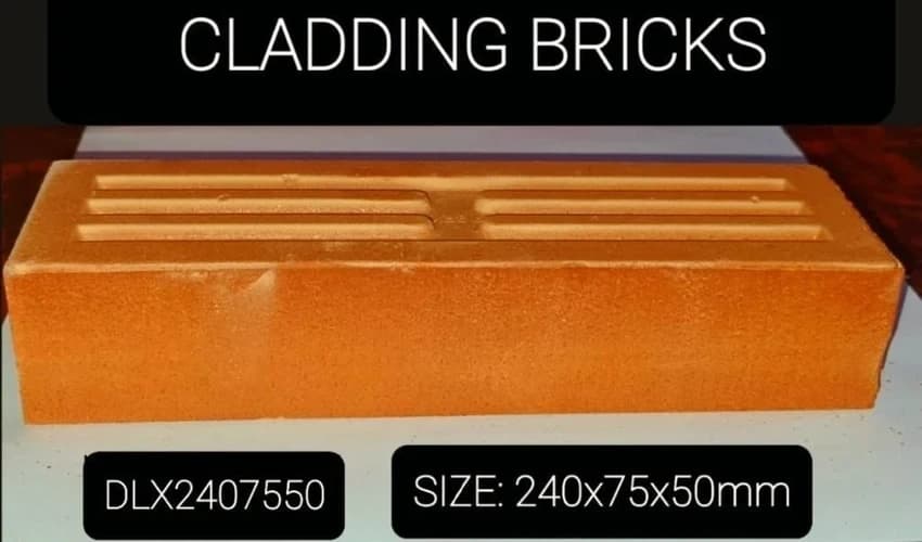 Clay Red Exposed Brick, 9 in x 4 in x 3 in