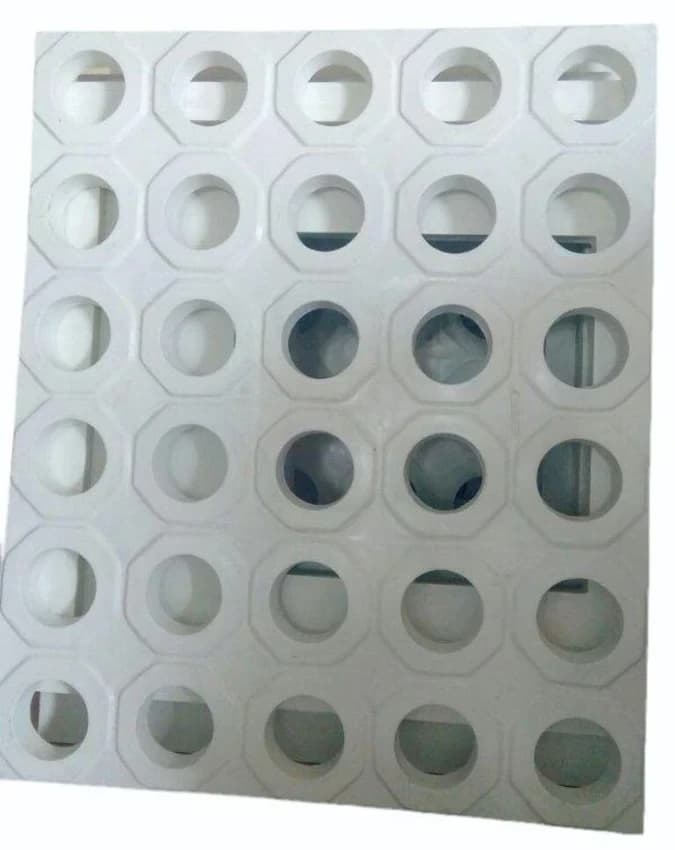 Powder Coated White 6 mm FRP Jali, For Home