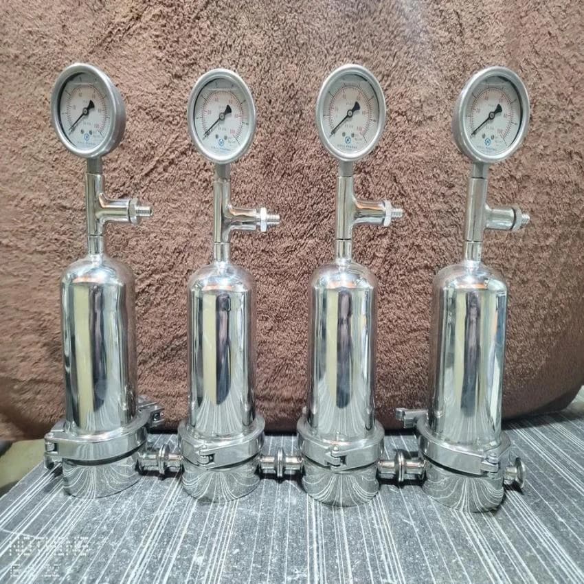 Silver Stainless Steel Vent Filter Housing, For Pharma Industry