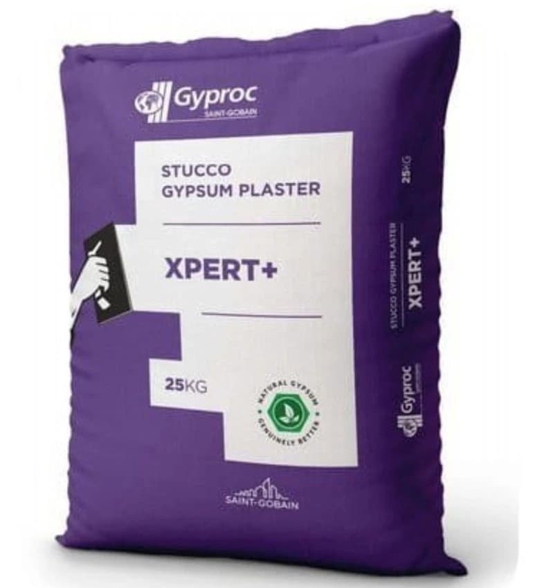 White Gyproc Xpert Stucco Gypsum Plaster, Packaging Type: Bag, Packaging Size: 25 Kg