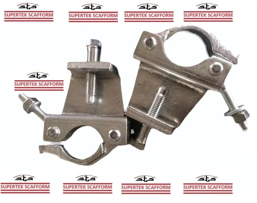 Cast Iron White MS Forged Clamp, Size: 14 mm