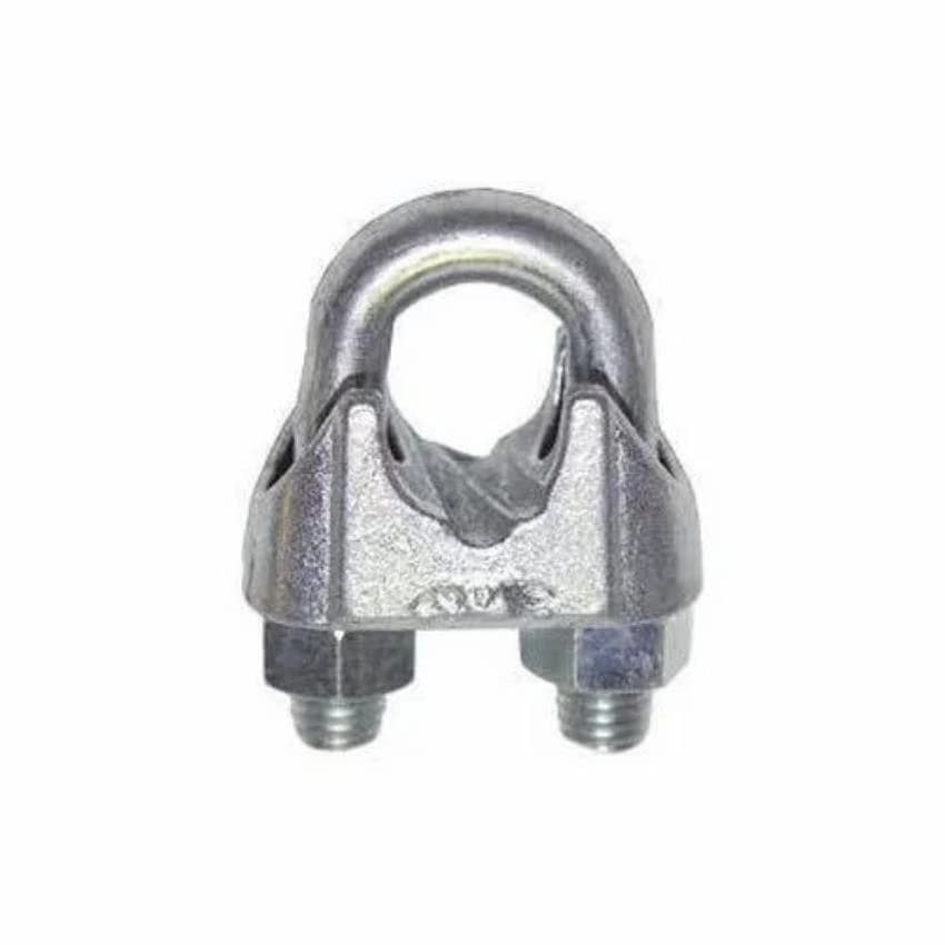 Stainless Steel White Wire Rope Clamp, For Industry Machine