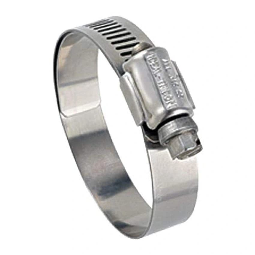 Stainless Steel White Worm Drive Clamps, Size: 15 mm