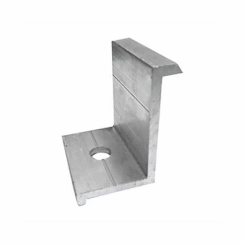 Aluminium White End Clamp GI