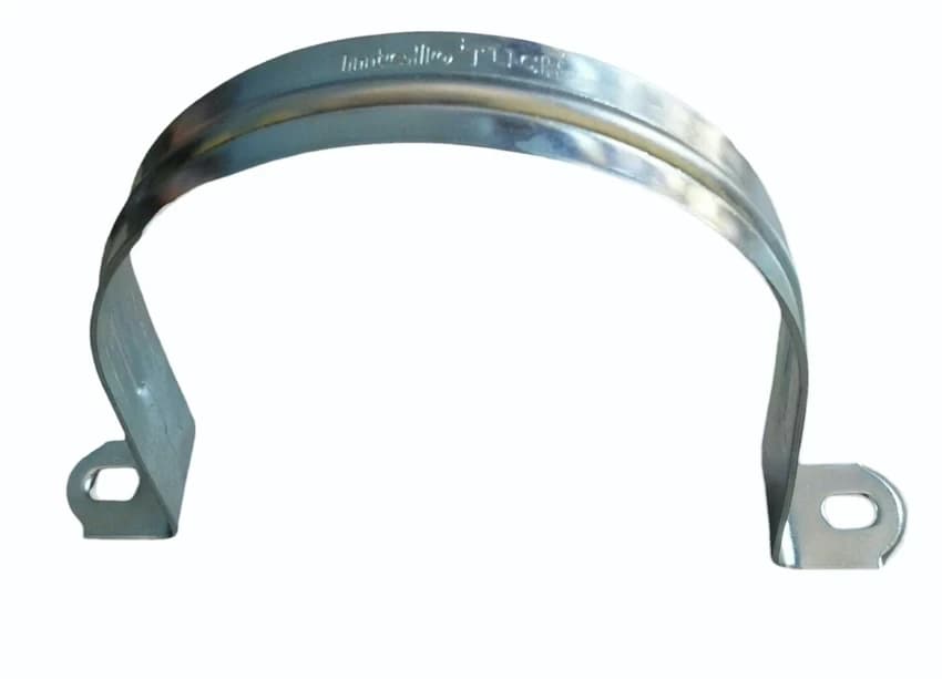 GI Plated MS Metal U Clamp for 4 Inch Plumbing Pipe