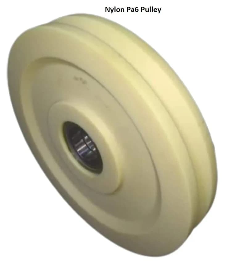 Nylon Pa6 Pulley, For Single Grinder Crane, Capacity: 0.5 ton