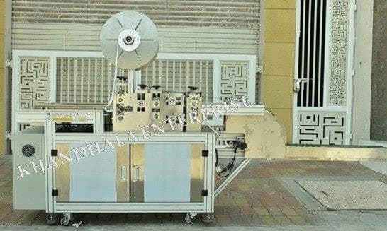 KHANDHALA TIE ON MASK MAKING MACHINE-AUTOCOLLECTING, 220 V, Production Capacity: 20-40 Pcs/Min