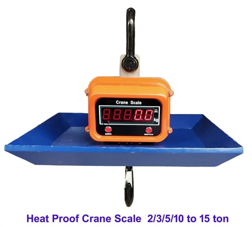 Sunrise Aluminum Die-casting Heat Proof 15 Ton x 5 Kg Crane Scale, For Business