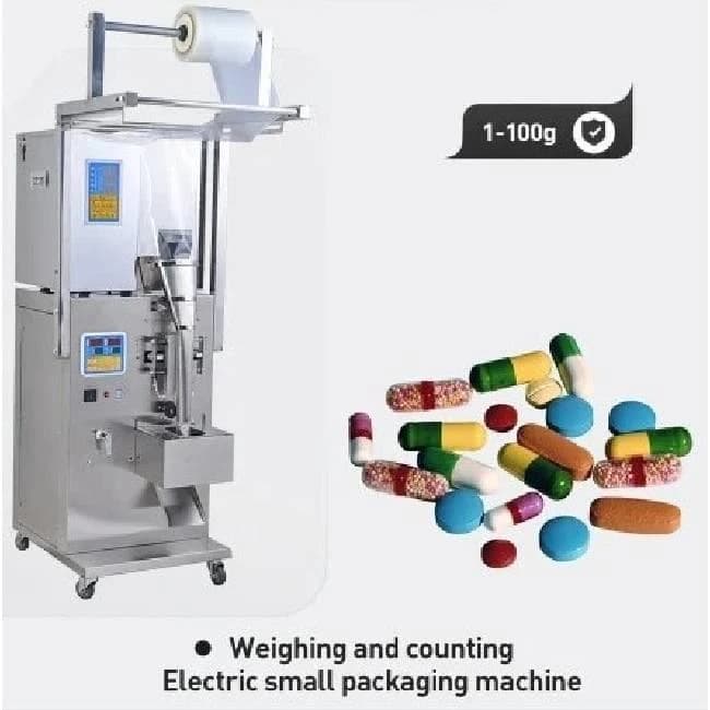 Automatic Counting Type Tablets / Pellets Packing FFS Machine Model FFS-100C (200mm)