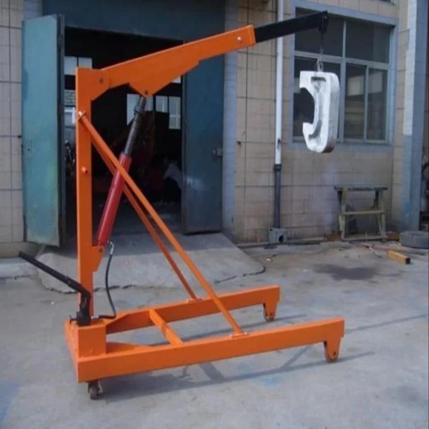 Folding Mobile Floor Crane