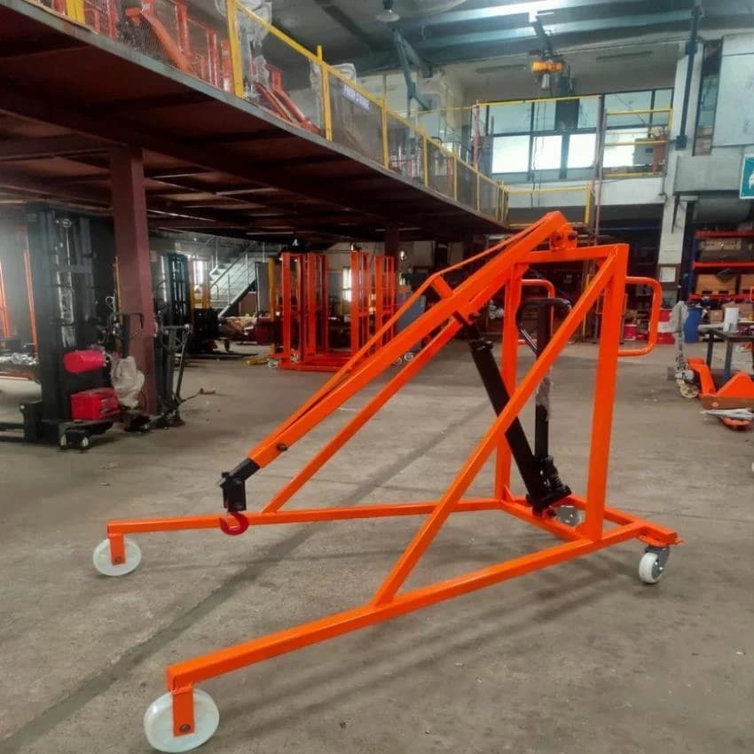 KoneCranes Manual Hydraulic Floor Crane, 2 Ton