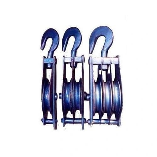 Mild Steel Manila Rope Pulley, Capacity: 75 KGS-2000 KGS