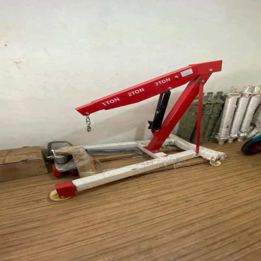 Hydraulic Mobile Floor Cranes, 10 Feet
