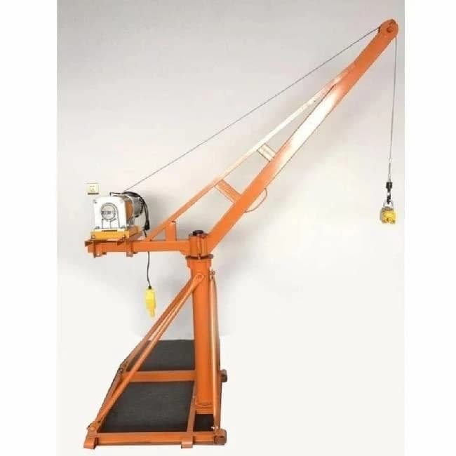 Power Bull Electric Mini Crane, Max Height: 80-100 feet ( Yellow )