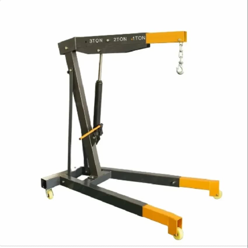 Total Black and Yellow Hydraulic Engine Crane, Maximum Lifting Capacity: 10 Feet, Capacity: 3 Ton