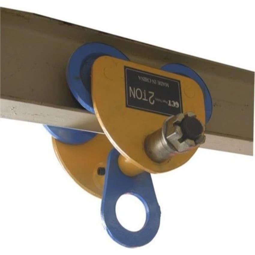 Push Pull Travelling Monorail Trolley, Capacity: 0.5 ton to 3 ton