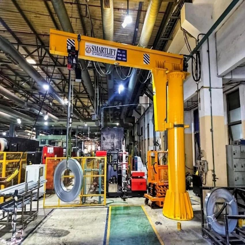 Pillar Mounted Jib Crane, 2 Ton