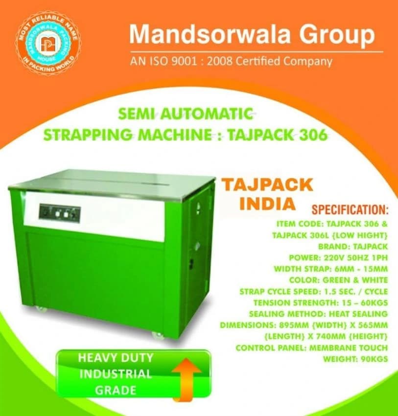 Semi Automatic Strapping Machine