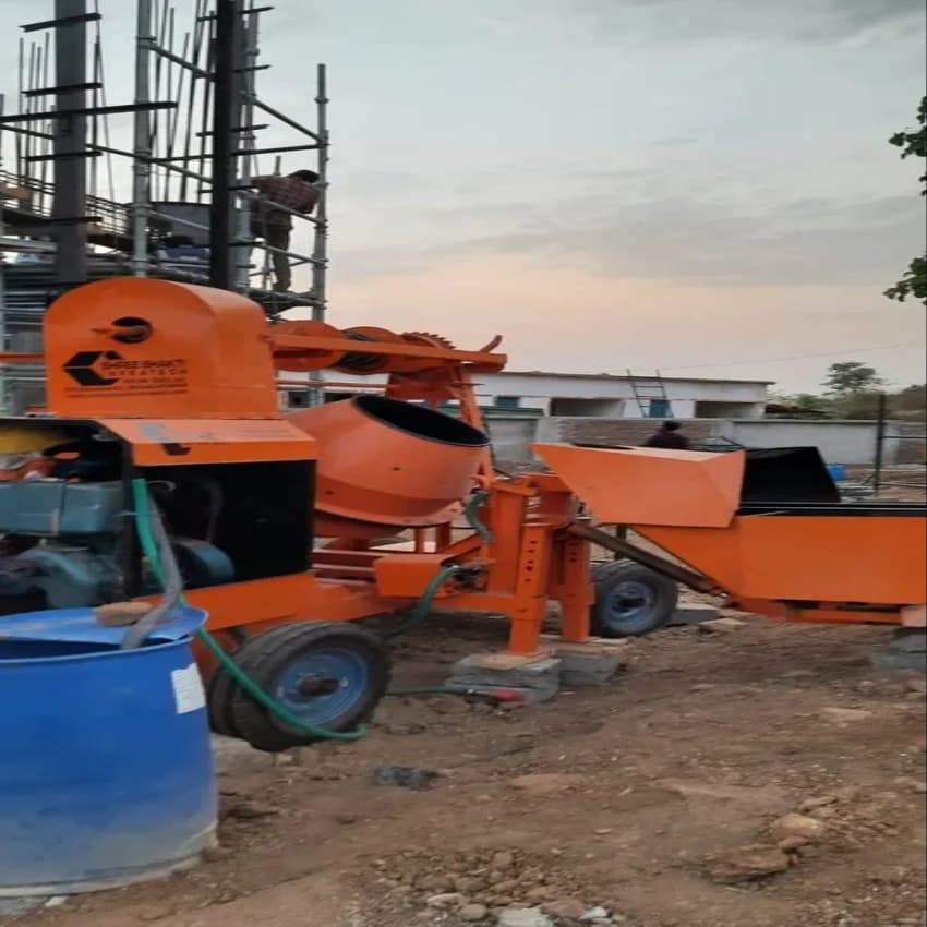 Mildsteel Display 3 Bin Mixerlift With Load Cell Indicator, For Industrial, Max Load Capacity: 700 kg