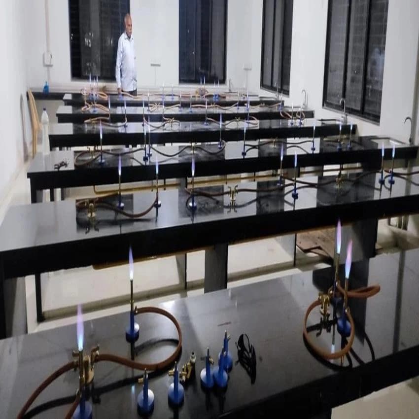 Mild Steel Lab Gas Pipeline
