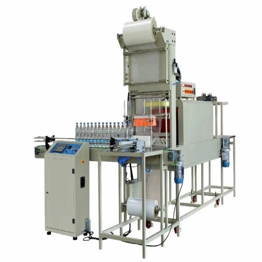 Shrink wrapping machine