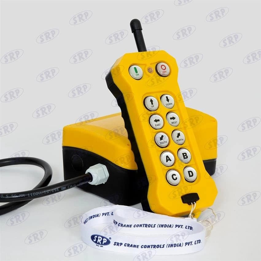 Plastic Single Speed 10 Button Crane Wireless Radio Remote Control