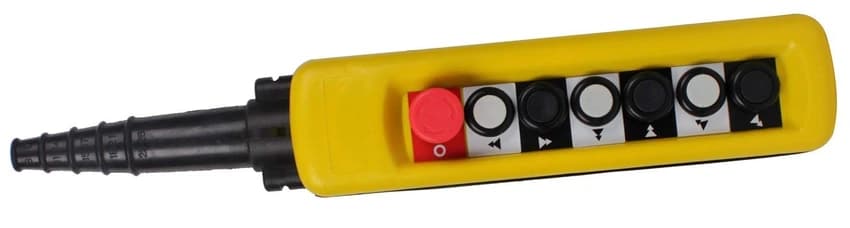 Plastic D Mould Crane Push Button Remote Control, For Material Handling