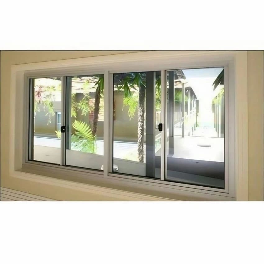 Sunrise Modern Powder Coated Aluminum Sliding Window, For Home, Size/Dimension: 6x3