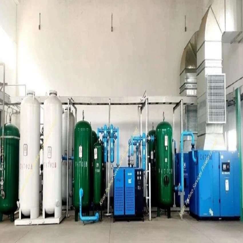 Mild Steel Nitrogen Gas Generation Plant, For Industrial, Machine Power: 80-100 kw