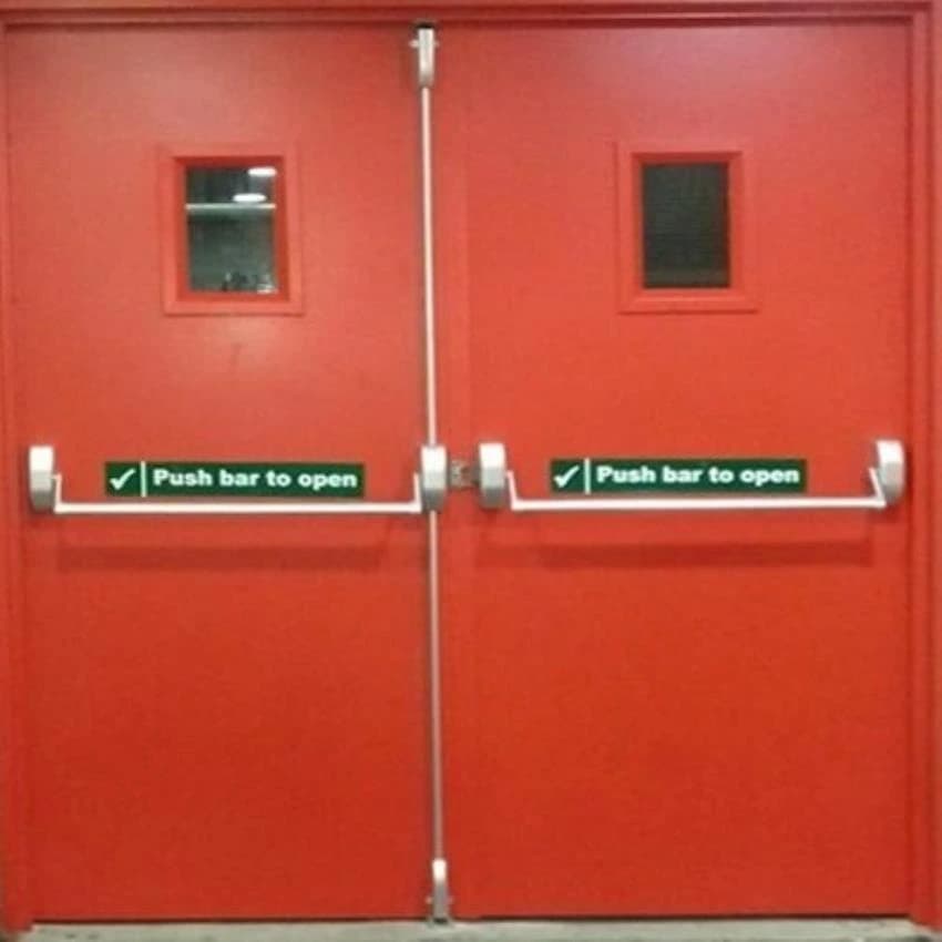 GI Emergency Exit Door Manufacturers, Powder Coated