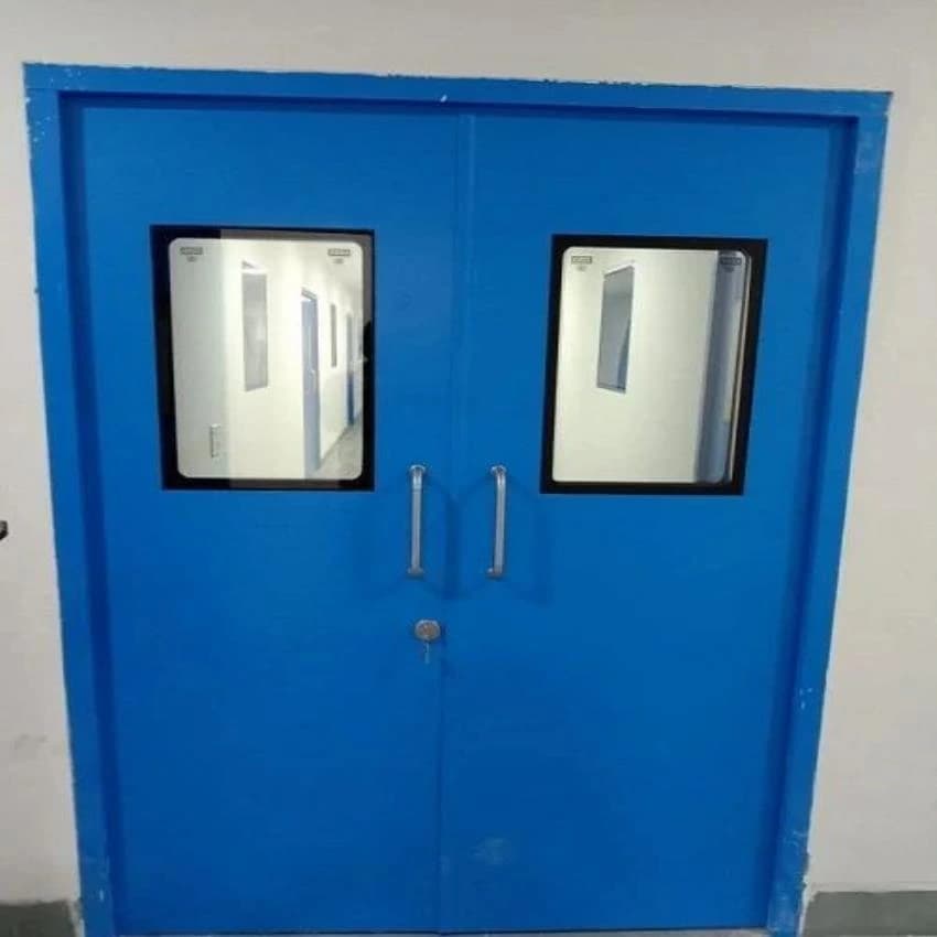 Blue Stainless Steel Hermetically Sealed Swing Doors, Size/Dimension: 1500x2100