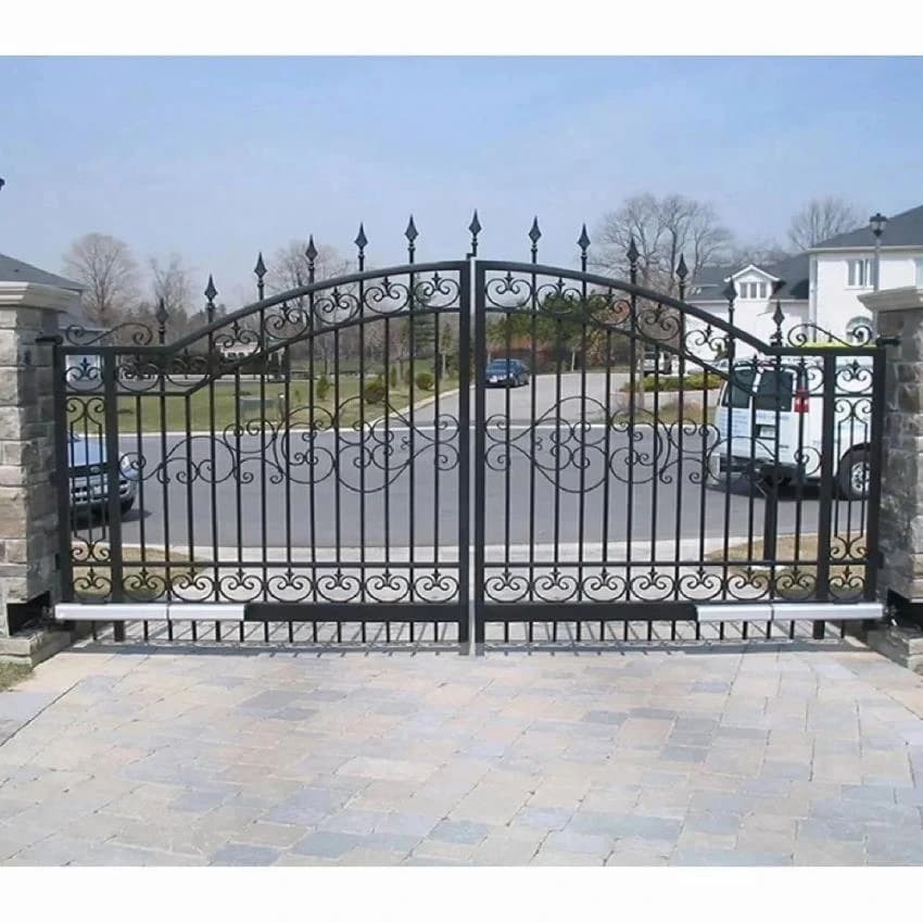 Modern Iron Automatic Swing Gate, For Home