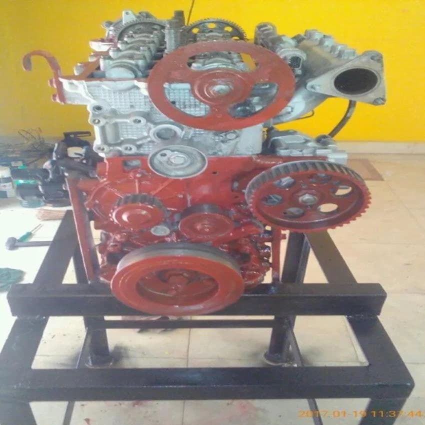 Four Stroke Petrol Engine With Ropebrake Dynamo Meter Test Rig, For College Laboratory