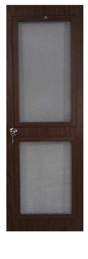 Sliding Pvc Wire Mesh Doors, Thickness: 30 mm