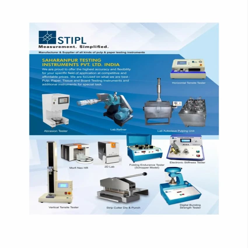 Digital Paper Pulp & Packaging Testing Machines