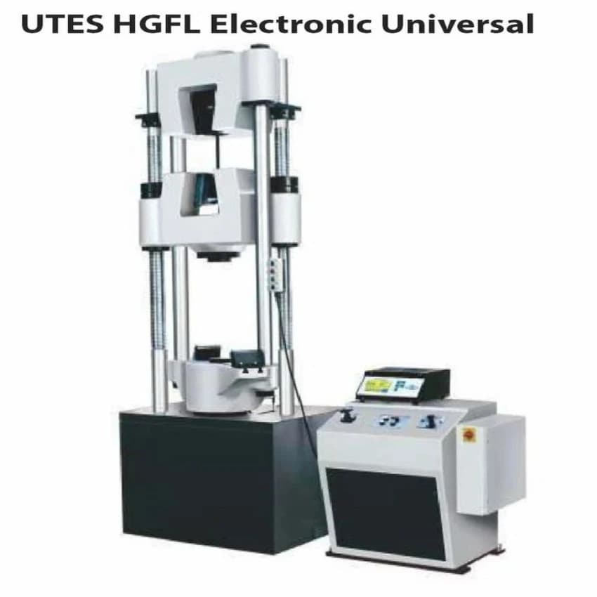 Digital Mild Steel UTES HGFL Electronic Universal Testing Machines, For Industrial, Capacity: 100KV