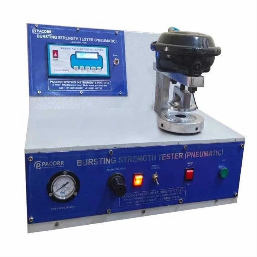 PACORR- Bursting Strength Tester - Pneumatic & Computerized, 230 V , Digital