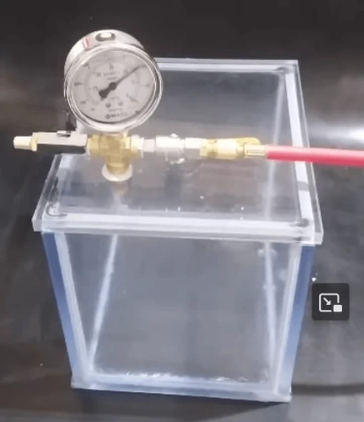 Vacuum Bubble test Mini Cube Package Leak Testing Machine, Test pressure: 0- -1 Bar, Leak rate range: 0-1 Bar