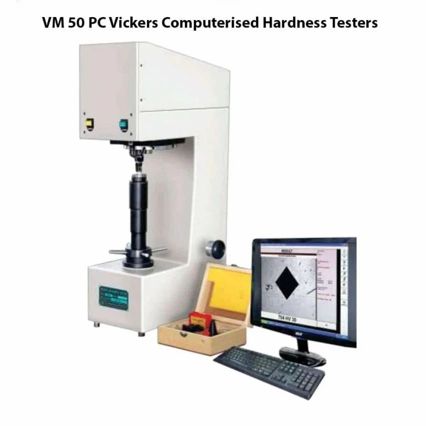 Digital VM 50 PC Vickers Computerised Hardness Testers, HRC, 4x3 Feet