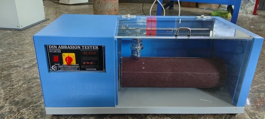Stainless Steel 50 Hz Din Abrasion Tester, For Rubber Testing