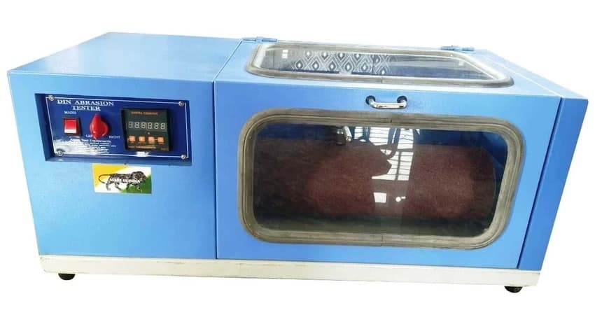 Stainless Steel 50 Hz Din Abrasion Tester, For Rubber Testing