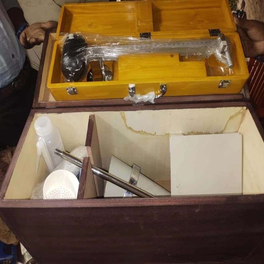 Portable White Mud Test/ Slurry Testing Kit, Packaging Type: Box